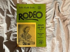 1949 Rodeo Program Lalla Rookh Grotto Rochester NY Souvenir Edgerton Park picture