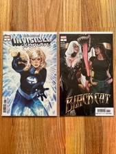 ADAM HUGHES Black Cat #7 Invisible Woman #1 2 Comic Lot Marvel Venom Mary Jane picture