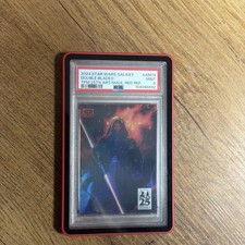2024 Topps Chrome Star Wars Galaxy Double Bladed Red Ref. OMEGA 5/5 DARTH MAUL picture