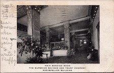 1906 Cleveland OH Rockefeller Bldg Superior Savings Trust Main Banking Room picture
