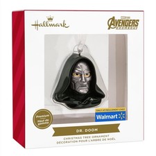 Hallmark WALMART Premium Metal Marvel Avengers Doomsday DR. DOOM Xmas Ornament picture