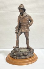 Joseph Fornelli American Hunter Series Oldtimer Bronze Statue NRA 78/350 Signed picture