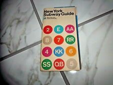 DAMAGED CUT NY NYC SUBWAY MAP 1972 MASSIMO VIGNELLI AUTHENTIC ORIGINAL HISTORY picture