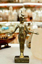 Gold Leaf Egyptian Goddess Serket Statue picture
