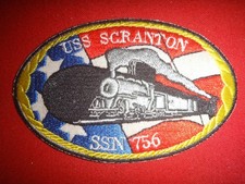 US Navy Patch USS SCRANTON SSN-756 Los Angeles Fast-Attack Submarine picture