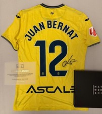 Matchworn shirt FC Villarreal Juan Bernat signed shirt 2024/2025 Bayern PSG picture