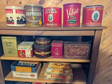 Vintage Empty Tobacco Tins And Boxes picture