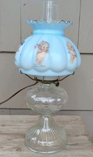 Vintage Kewpie Doll Lamp Hand painted and signed by Florence Baker picture