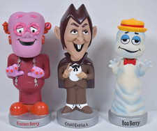 Wacky Wobbler General Mills Count Chocula Franken Berry Boo Berry Bobble Heads picture