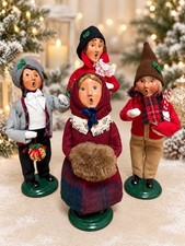 Vintage Byers Choice The Carolers Christmas Figurines Set of 4 . Collection EUC picture
