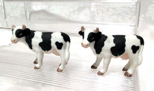 1993 Miniature Holstein Cow Calf Figurine GZL Lot of 2 picture
