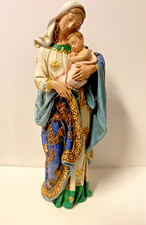 Adoring Blessed Mother & Child Jesus  7  1/8