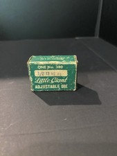 Old Vintage Greenfield Little Giant Adjustable Die Set 1/2” 13 NG #35 USA MADE picture