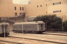Train Slide Duplicate silver-grey heavyweight passenger/baggage car  1982  #20 picture
