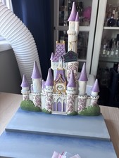 Jim Shore Disney Princess Love Theme Castle Display w Base Enesco 4015342 picture