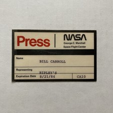 NASA George C. Marshall Space Flight Center PRESS PASS; Ripley’s MUST READ picture