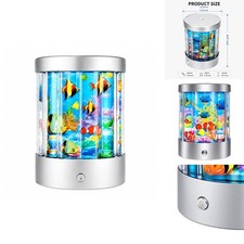 ENTROY Fake Fish Aquarium Night Light USB Plug Moving Marine Life picture