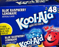 Blue Raspberry Lemonade Kool-Aid Pack 48 Packets picture