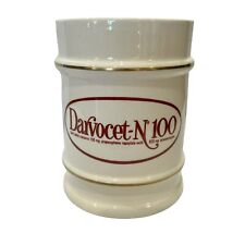 Vintage LOFISA Mexico Lilly Darvocet-N 100 Pharmacy Apothecary Jar Canister picture