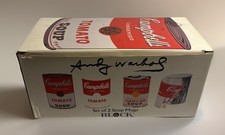 Vintage Andy Warhol Set of 2 Campbell’s Soup Mugs N.I.B. Rare Mint Collaboration picture