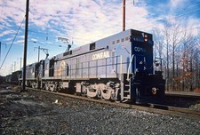 A pair of Conrail E44s (4426 and 4419) near Gunpow, Dec 1980 8.5 x 11 Photo picture