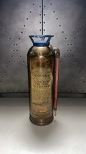 VINTAGE EMPTY GENERAL QUICK AID FIRE GUARD MODEL TS-15 BRASS/COPPER 23 1/2” picture