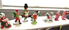 Lot of 9 Vintage ANNALEE Dolls Christmas theme picture