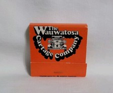 Vintage The Wauwatosa Cartage Company Wisconsin Matchbook Advertising Full picture