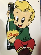 Lil Squirt Soda Pop 1940’s art vintage metal sign Reproduction picture