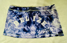 Official Corona Extra Belize Tie Dye Micro Mini Skirt Small Cotton Y2K/ Festival picture