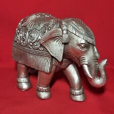 Vintage Silver Tone Elephant Figurine Home Decor picture