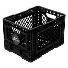 Bigant Heavy Duty Collapsible Stackable Plastic Milk Crate - Snap Lock Foldable picture