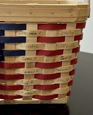 Longaberger Village 20th Century Basket 1st Edition 1997 Box 12 Signatures *RARE picture