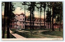 1907 Pine Grove Spring Hotel Exterior Building Spofford New Hampshire Postcard picture
