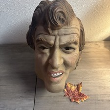 Rare Vintage 80s Cesar Halloween Mask Full Head Hard To Find Rare picture