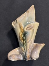 Vintage Hull Art Pottery Thistle Vase #52-6½ 1938-41 USA Art Deco No Chips picture