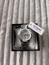 Invicta Men's Stainless Steel Silver Watch w/white face picture