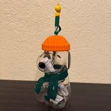 Starbucks x Peanuts Snoopy AUTHENTIC Glass Cold Cup 20 oz. / In Hand / USA picture