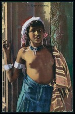 aa Lehnert & Landrock North Africa ethnic tribal arab Nus woman 1910s postcard picture