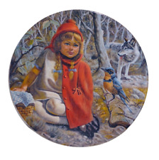 Vintage Gregory Perillo Little Red Riding Hood Storybook Collection Plate SIGNED picture