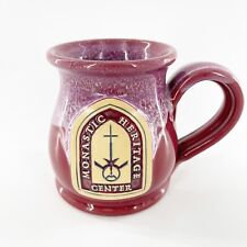 2017 Deneen Pottery Mug Cup Monastic Heritage Center Hand Thrown USA Drip Glaze picture