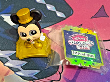 Disney Doorables Ticket To Fun Gold Mickey Mouse Limited Edition 1104/20000 NEW picture