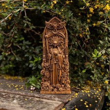 Santa Muerte Statue Holy Death Figurine Santísima Muerte Altar Decor 9