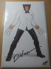 [SIGNED] Wolverine #18 1:50 Ratio By David Nakayama Virgin Variant Cover w/COA  picture