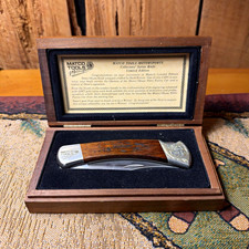Buck Knife: Buck 110 Matco Tools Limited Edition in Wooden Box 2898 of 4000 picture