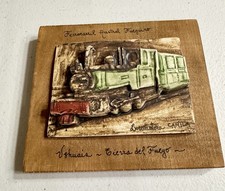 Ushuaia, Tierra Del fuego, Locomotora Argentina Hanging Souvenir Handmade picture
