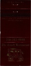 The Coach Restaurant Main St Southampton LI NY Vintage Matchbook Cover TMM23-7 picture
