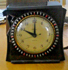 Warren Telechron Co Mod.8H55 Household Timer Electric Clock Works Case Damaged picture