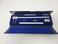 Vintage Alvin Precision Drawing Set 961A Beam Compass w/ Case picture