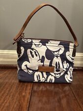 Disney Dooney & Bourke MICKEY FACES Small Handbag Purse RARE - As Is picture